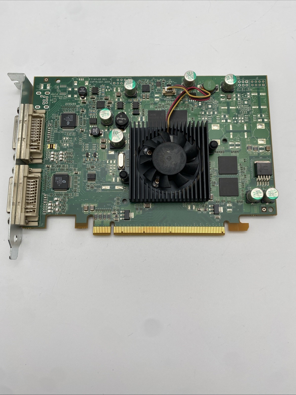 Matrox PCIe Graphics Card Dual DVI Video Card Fan Cooled P65-MDDE128F