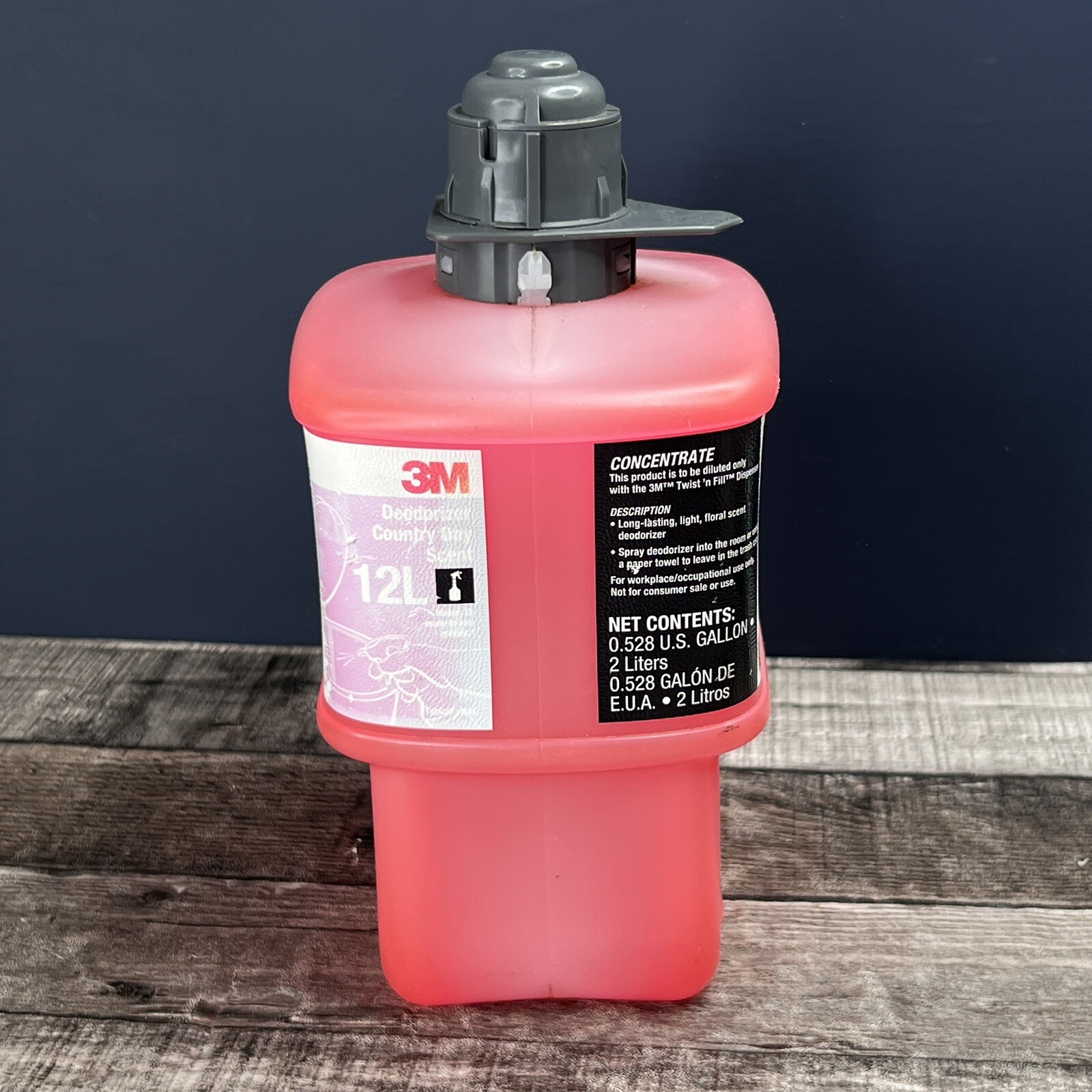 New 3M Deodorizer Country Day Scent Concéntrate 12L Gray Cap