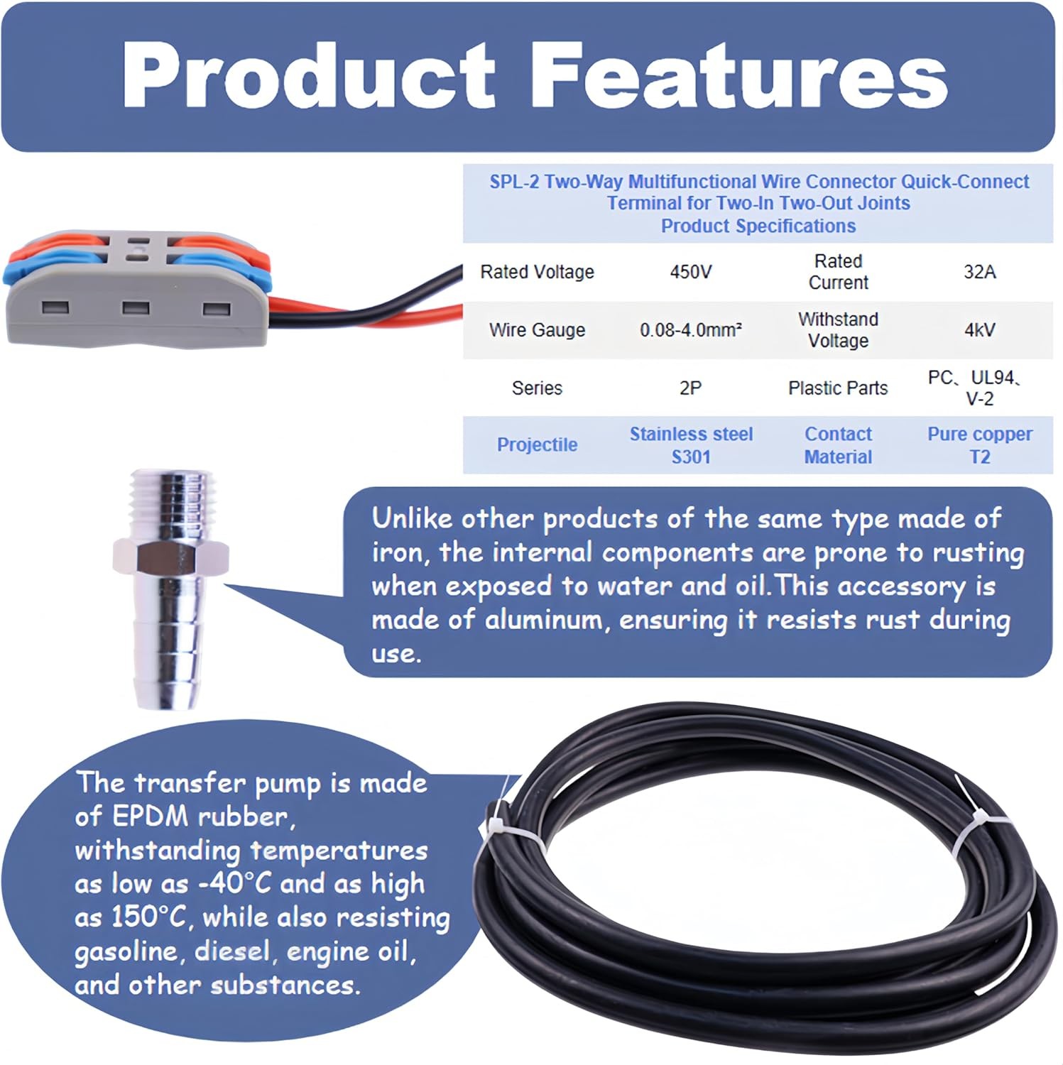 12 Volt Electric Fuel Transfer Pumps, Fuel Transfer Pump Kits, High Efficiency S