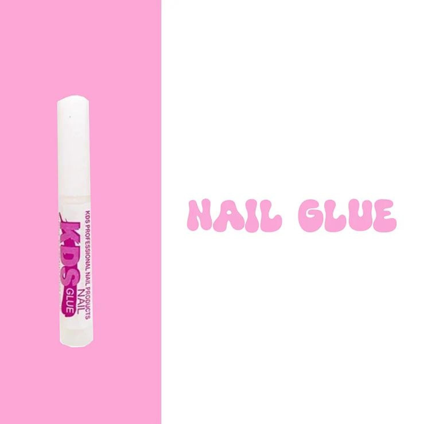 5 pcs KDS Nail Tip Glue – Adhesive Super Bond 0.07 Fl Oz (Pack of 5), Clear