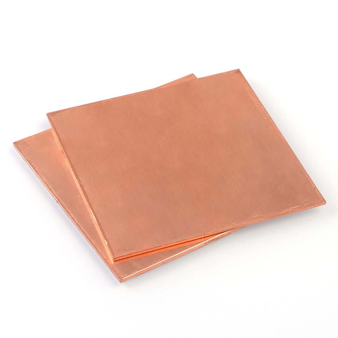 0.3-6mm Natural 99% Pure Copper Sheet Plate Metal guillotine cut -Multiple Sizes
