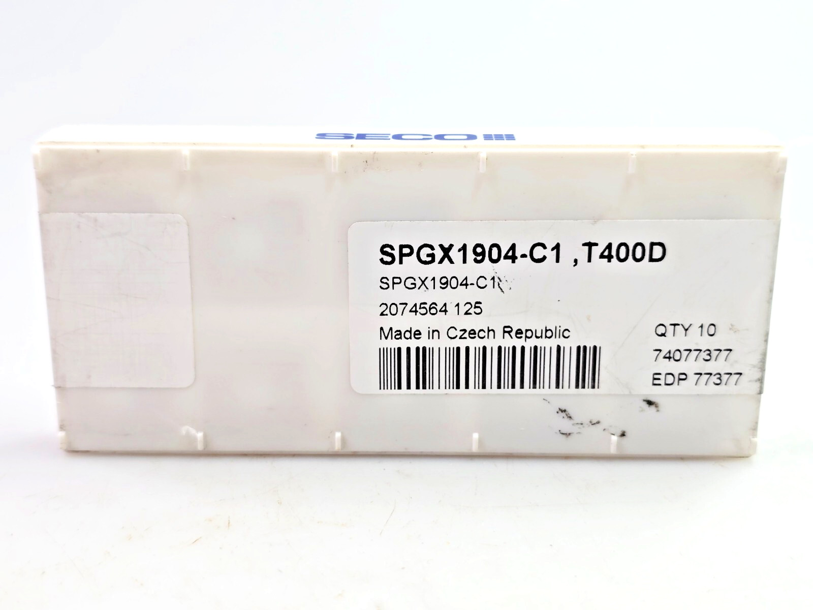SECO SPGX 1904-C1 T400D Carbide Drilling Inserts (Box of 10)