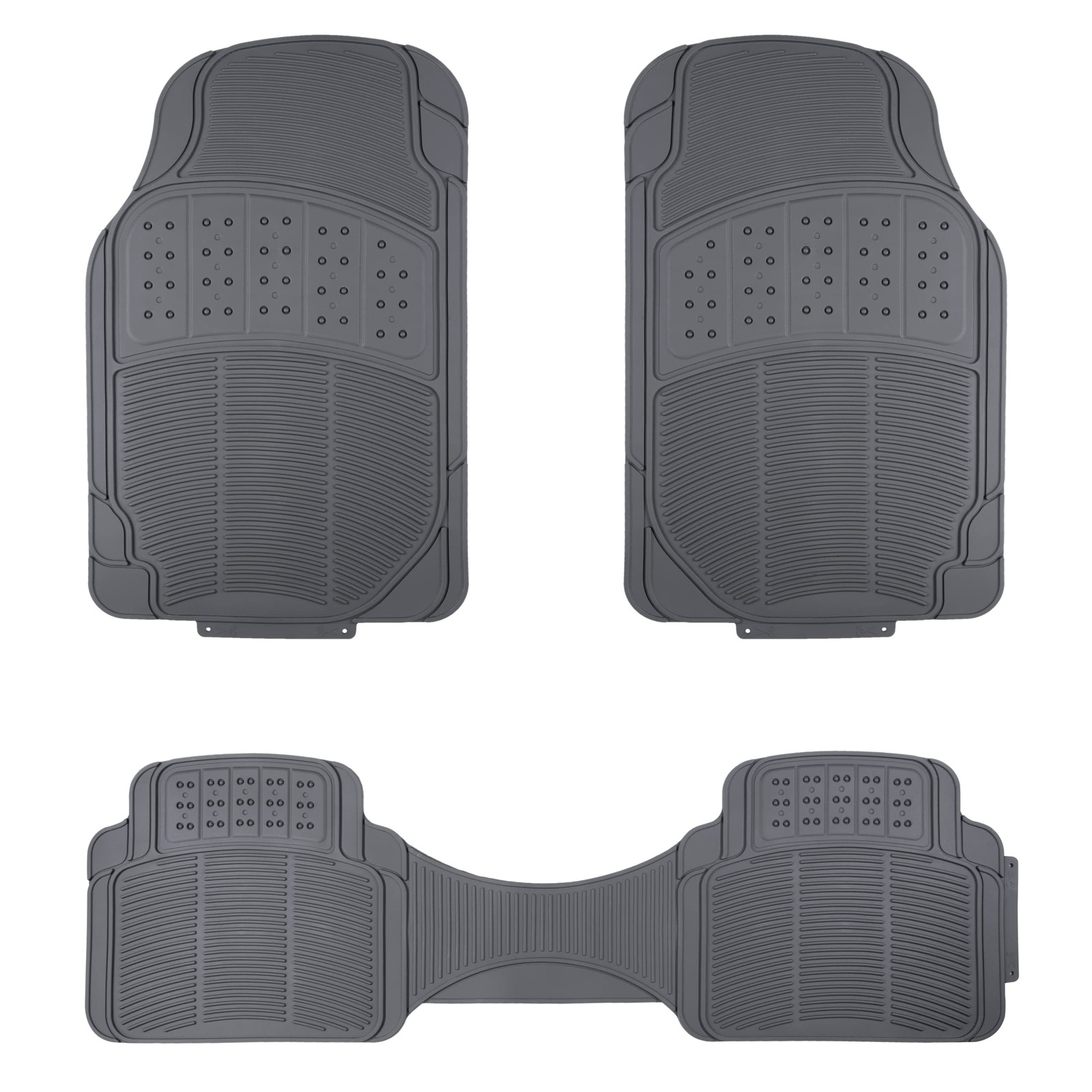 Retailer Basics Universal Pvc Faux Rubber Car Floor Mats All Weather Protection