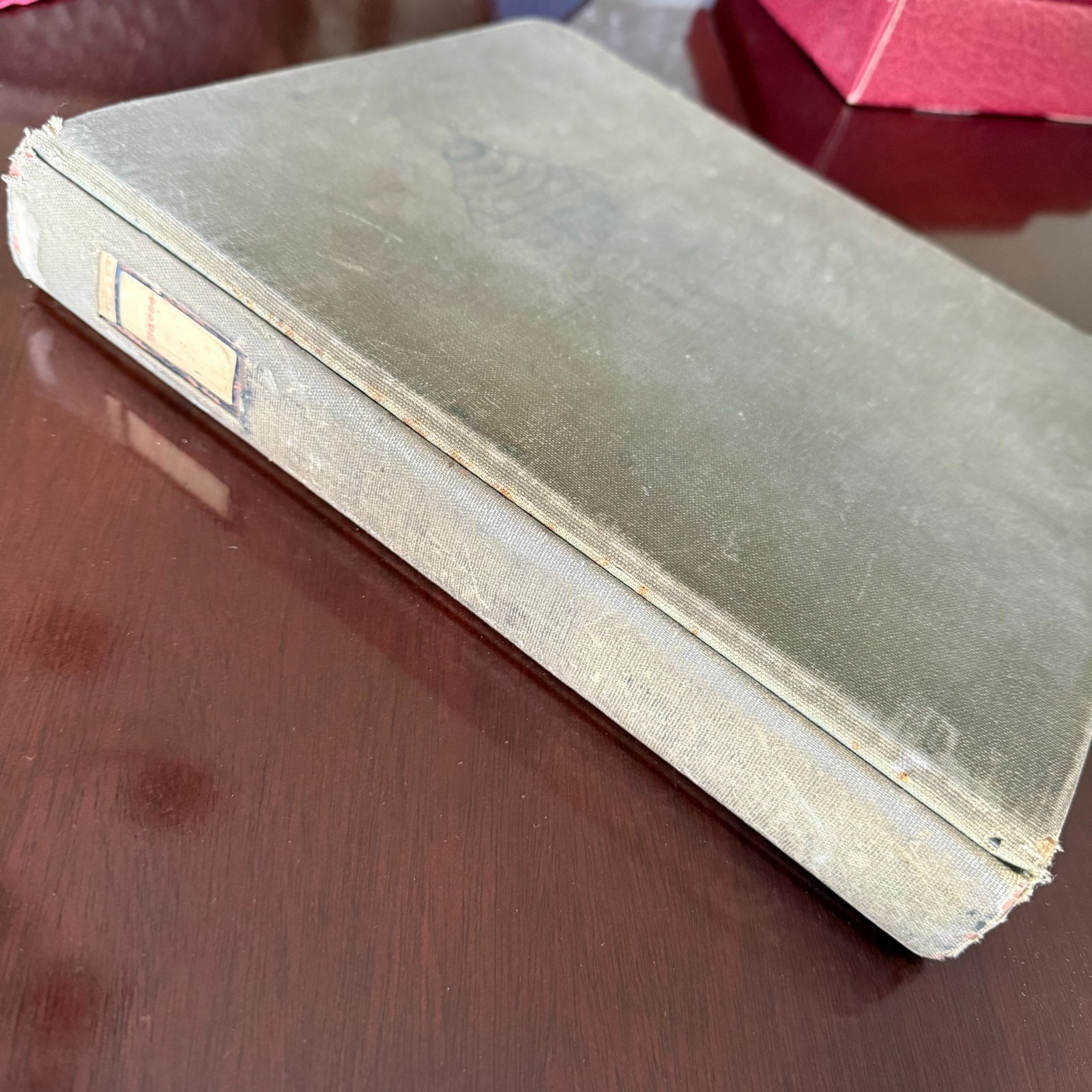 Boorum & Pease Vintage No. S2552ML Account Ledger 3 Ring Binder Stencil Office