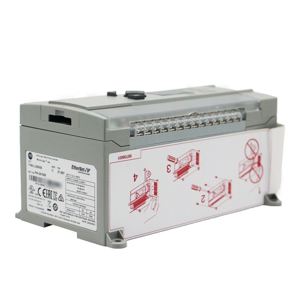 2023 AB1766-L32BWA MicroLogix 1400 32 Point Controller AB 1766L32BWA USA