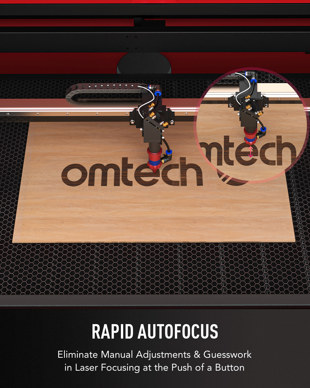 OMTech 100W 24×40 CO2 Laser Engraver Cutter Engraving Cutting Marking Machine