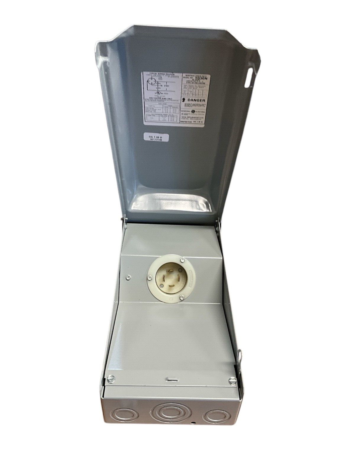 GE T030N Outdoor Wall Mount Electric Box 30A Temporary Power Inlet Plug Generato