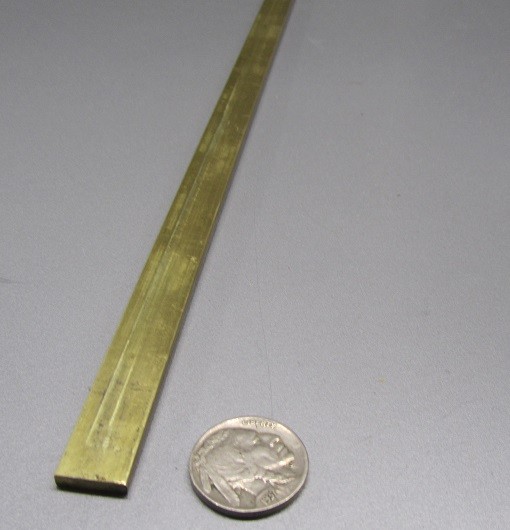 360 Brass Flat Bar 1/8″ Thick x 1/2″ Wide x 60.0″ Length