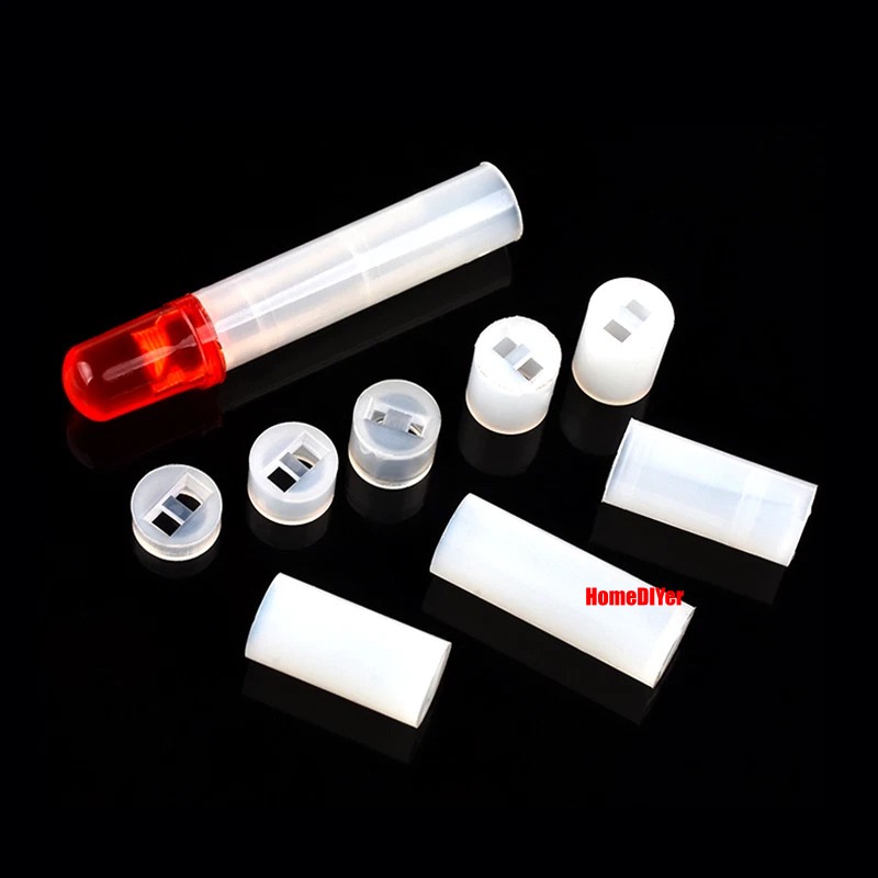 3mm LED Spacer Nylon Plastic Pillar Standoff PCB Board Mount Support 4*2mm-20mm