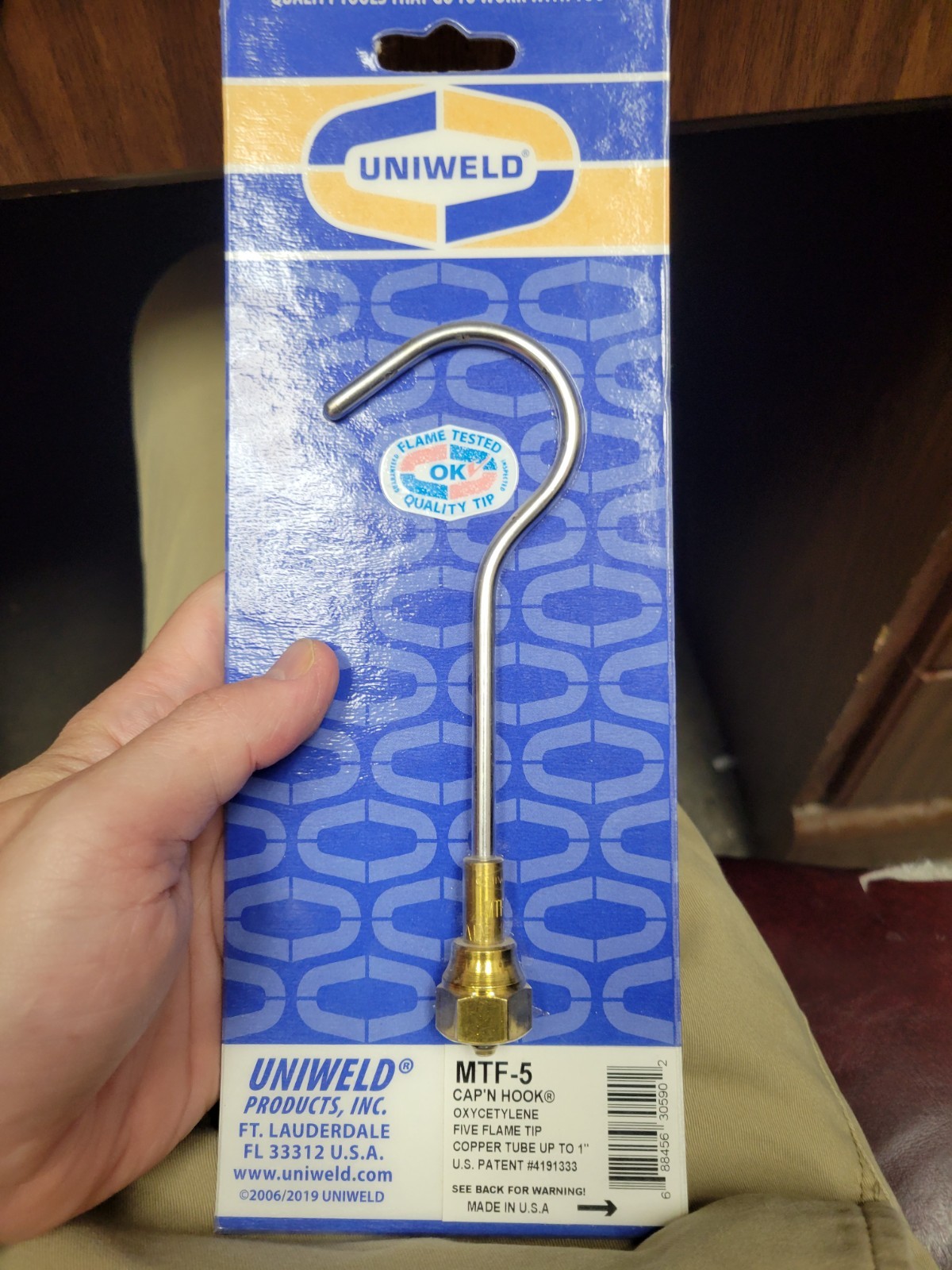 Uniweld MTF-5 Cap’n Hook 5 Flame Tip