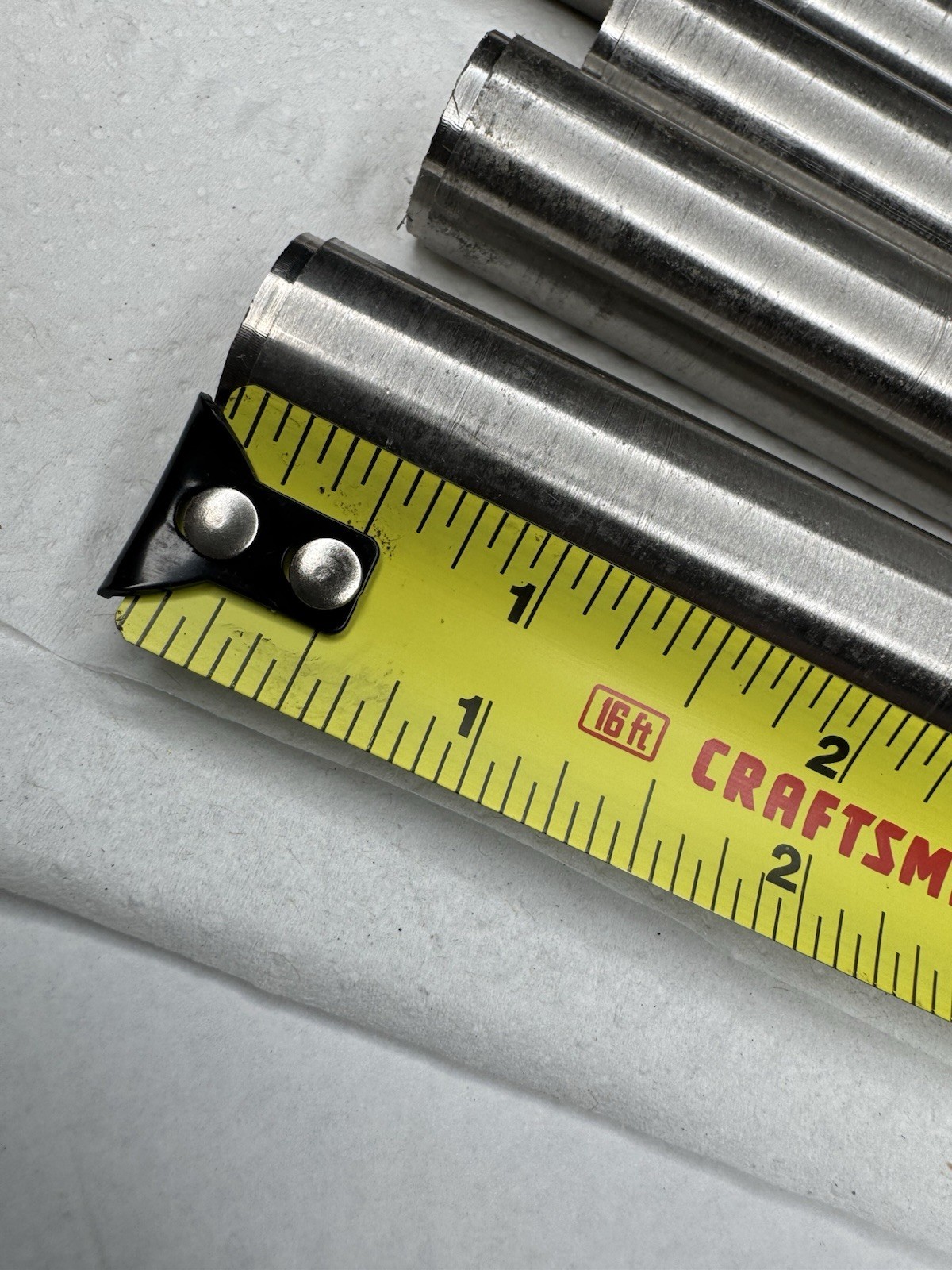 5/8″ Round Stainless Steel X 11″ 310 Pink Mill Color New 7 Pieces