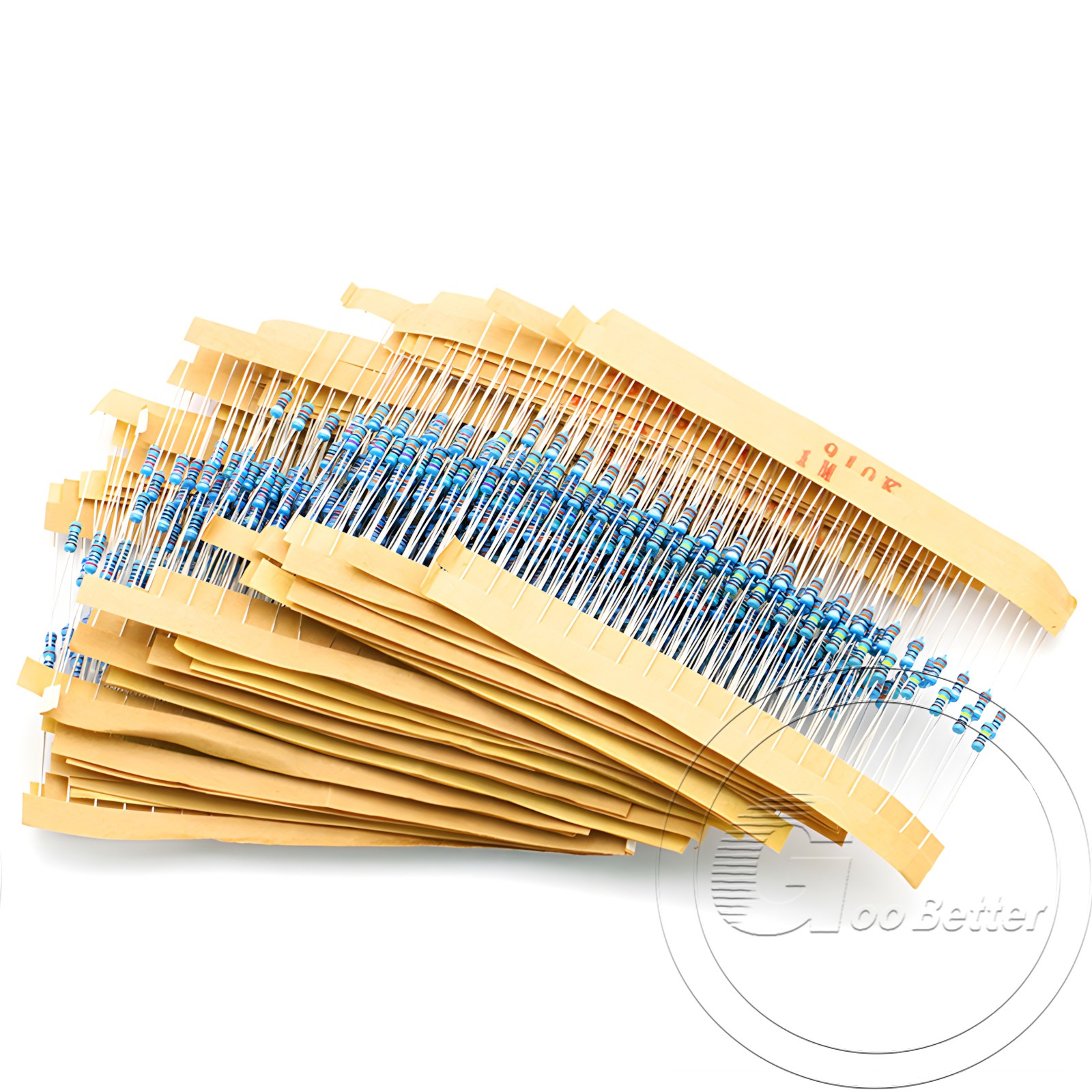 1/4W Metal Film Resistors 0.1% tolerance 1 ohm to 10M ohm available 20 pack