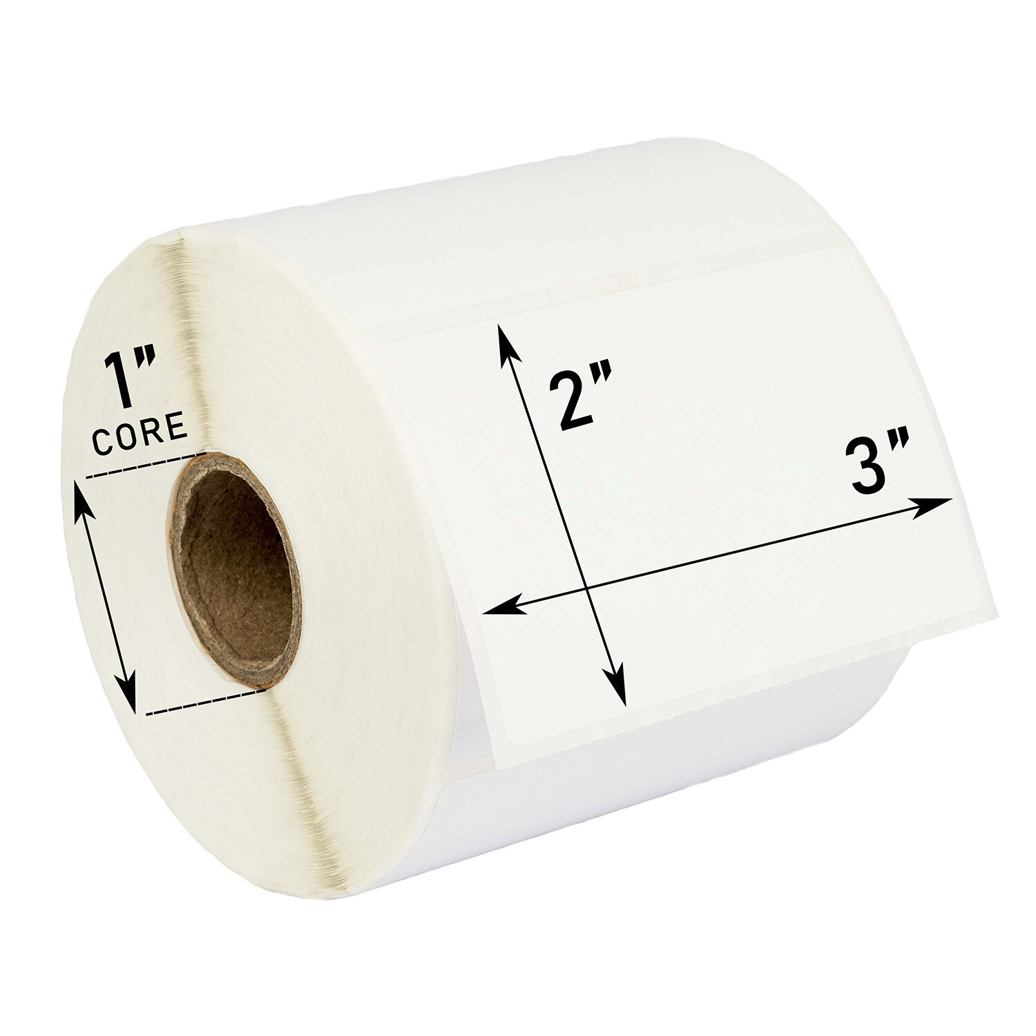 ZEBRA / ELTRON 3×2 (3″ x 2″) Direct Thermal Labels – (3) Rolls of 750