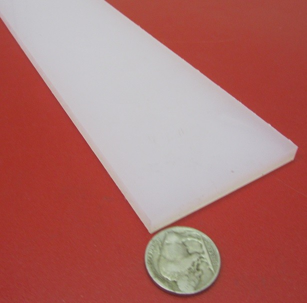 Polypropylene Bar 1/4″ (.250″) Thick x 2.50″ Wide x 48″ Long, 4 pcs, 16 feet