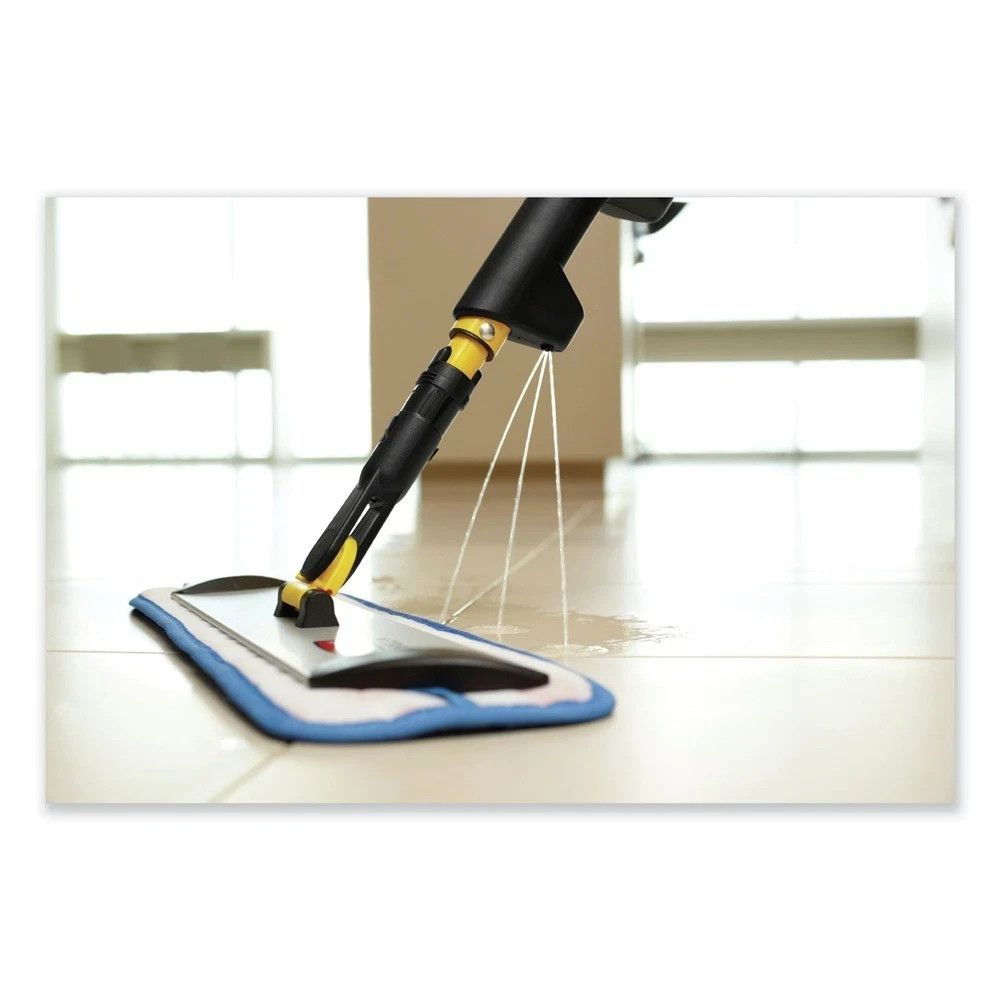 Rubbermaid HYGEN Pulse Microfiber Flat Mop Kit (1835528) includes 2 pads 18″