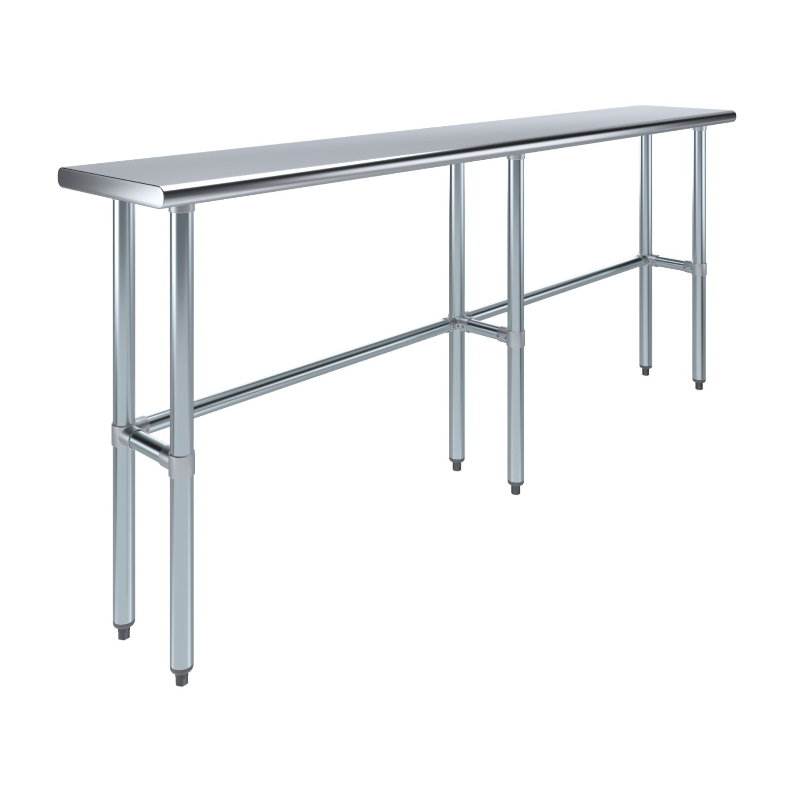 14 in. x 84 in. Open Base Stainless Steel Work Table | Residential & Commercial