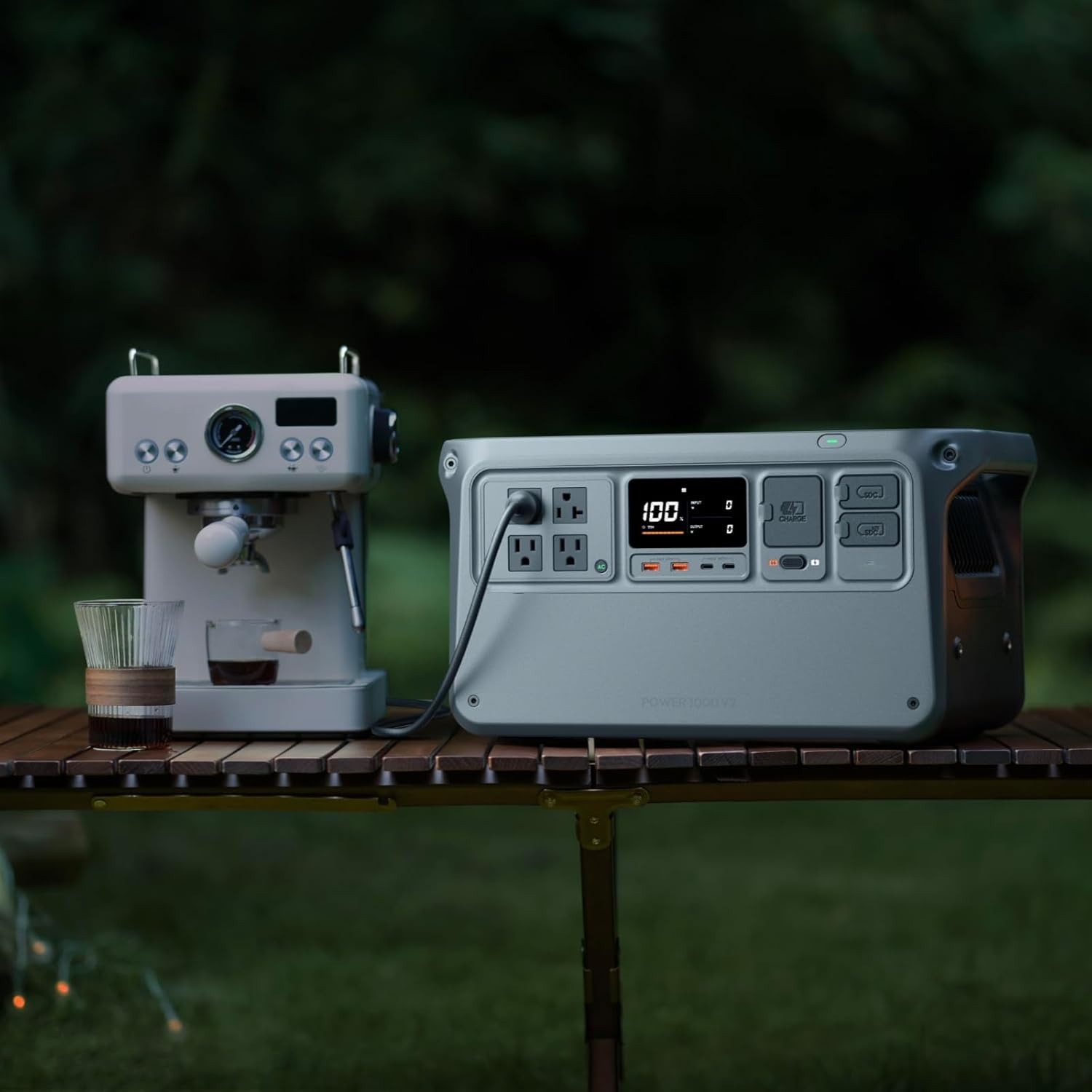 DJI Power 1000 Portable Power Station 1024Wh 2200W Solar Generator Backup UPS