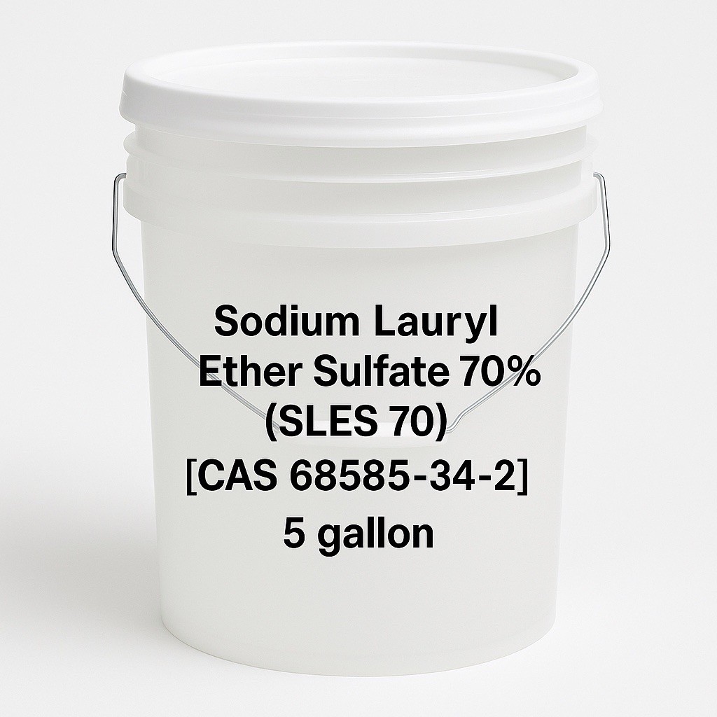 Sodium Lauryl Ether Sulfate 70% (SLES 70) [CAS_68585-34-2] 1 Gallon