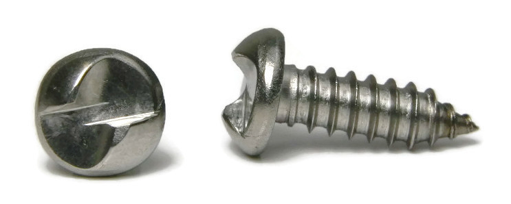 One Way Screw Stainless Steel Tamper Proof Sheet Metal Screws #8 x 1″ QTY 25