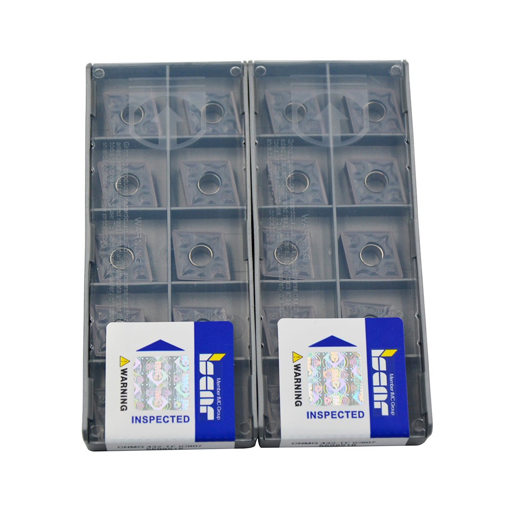 2pack ISCAR CNMG120408-TF CNMG432-TF IC907 New Carbide Inserts CNC blade