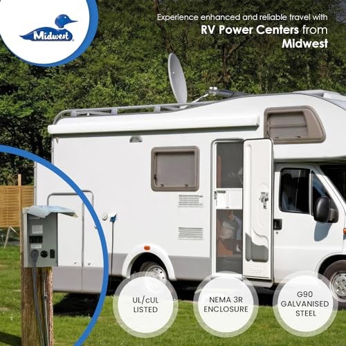 U075CTL010 • Weatherproof RV Power Centre • 100A Twin Lugs • Unmetered N3R