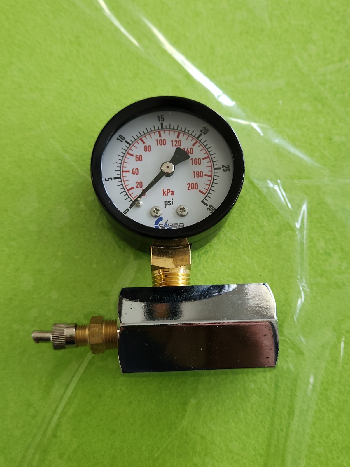 CARBO Instruments 2″ Gas Test Pressure Gauge 3/4″ FNPT 30PSI – PG-030