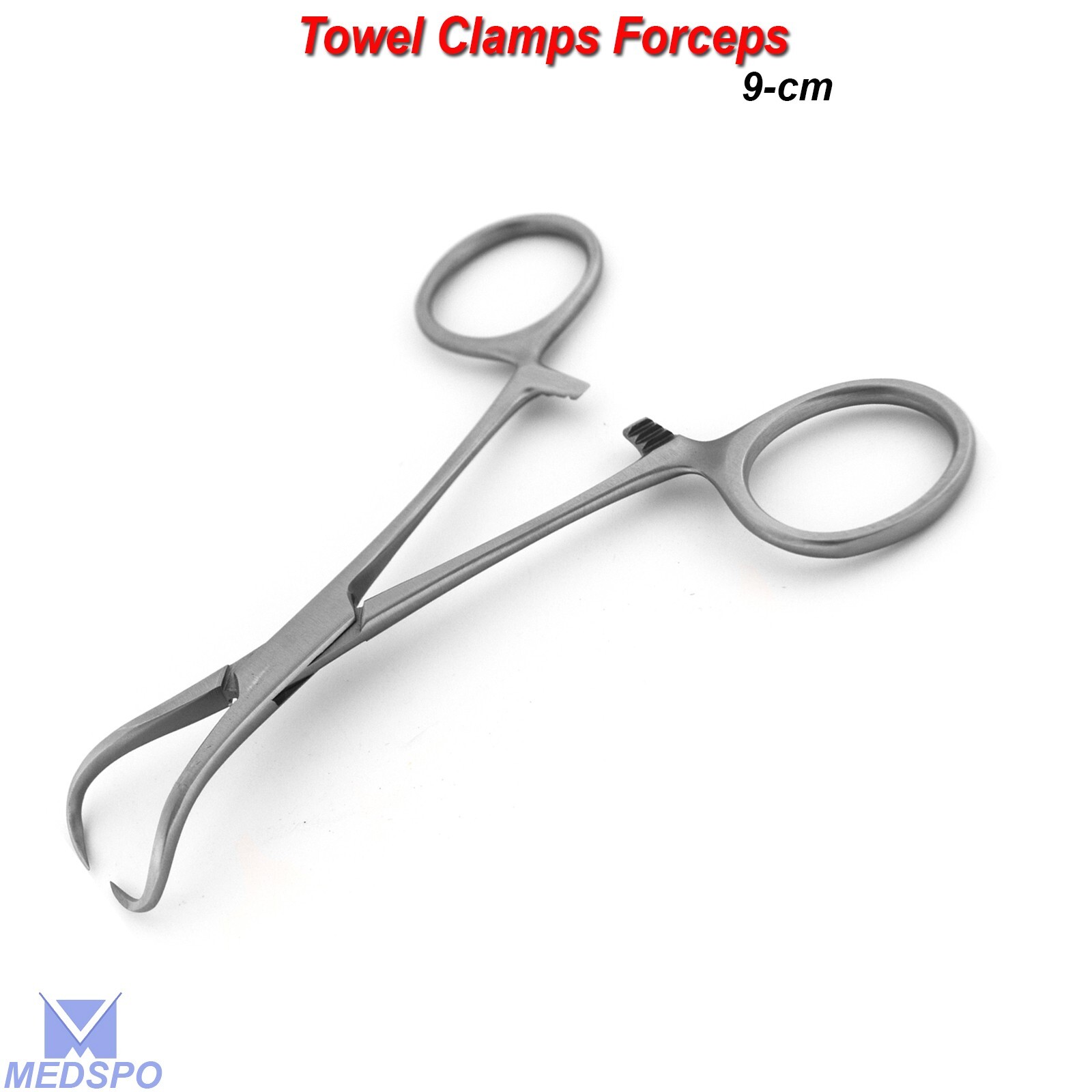 Dental Hemostatic Backhause Towel Clamp Forceps Grasping Tissue Plier Forceps