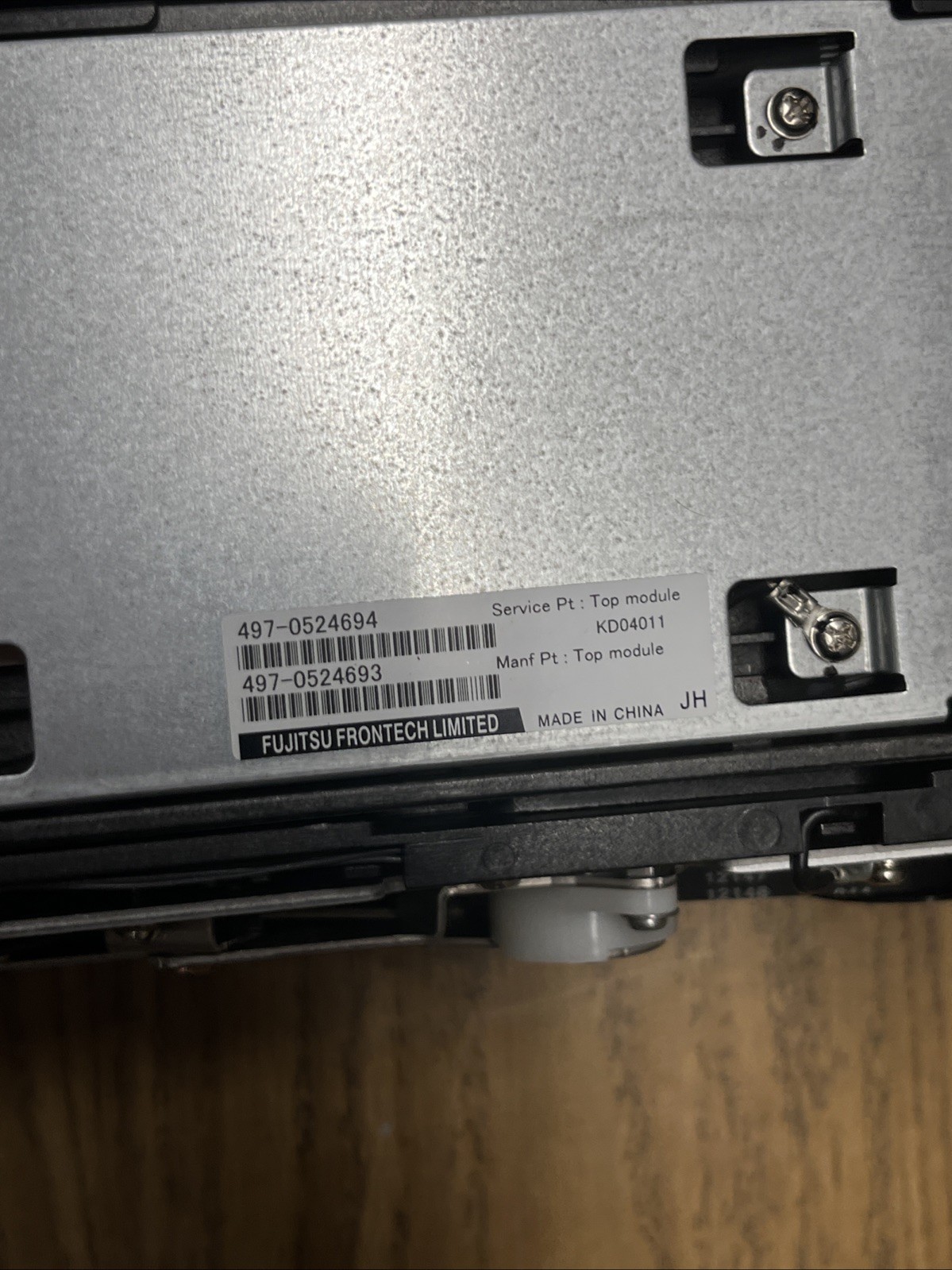Fujitsu GSR50 Cash Handling Bunch Acceptor Top Module KD04011-C201