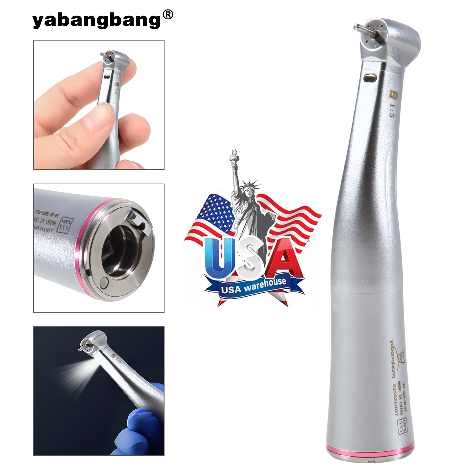 NSK Style Dental 1:5 1:4.2 Handpiece / LED E-generator High Speed Handpiece 2/4H