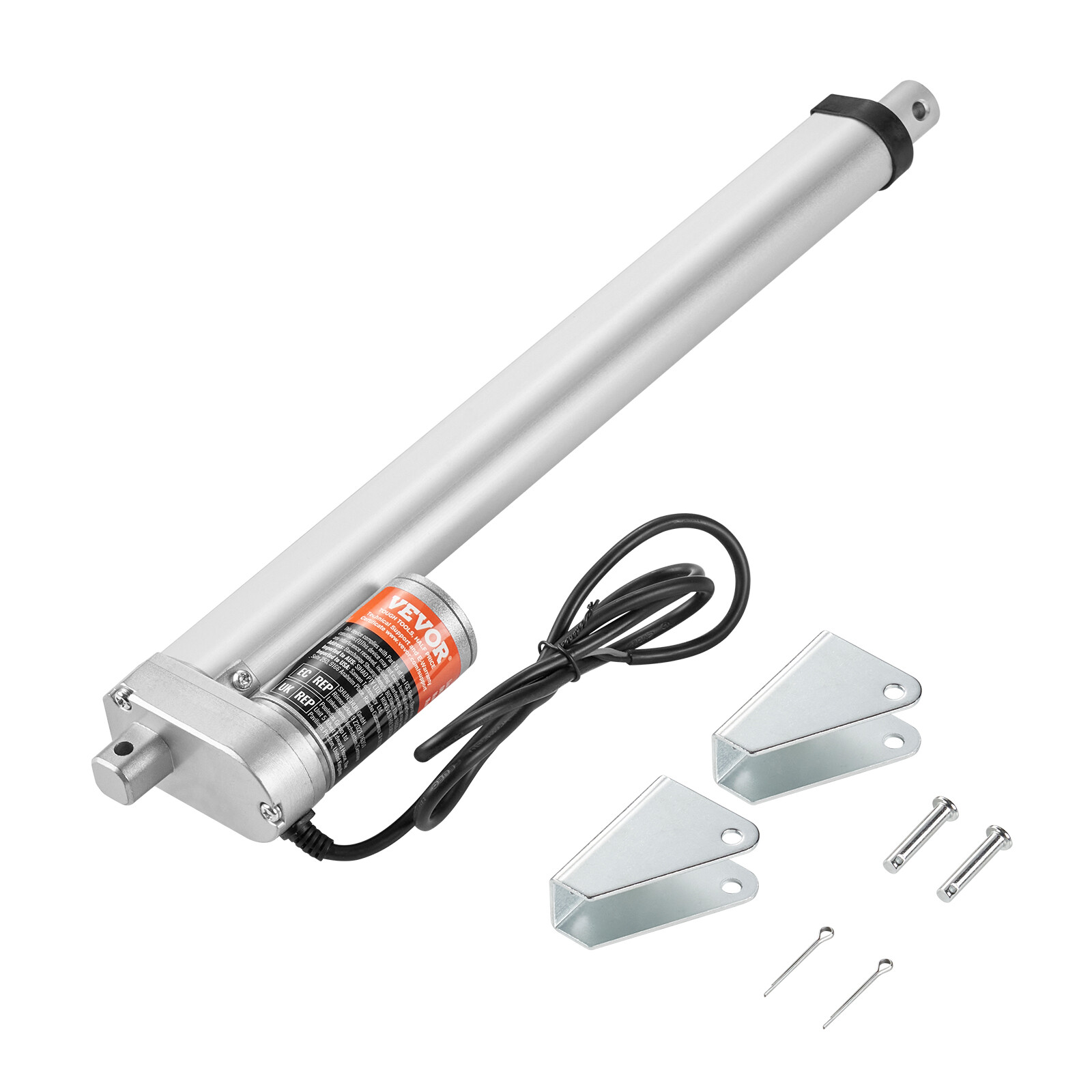 VEVOR Linear Actuator 12V 12Inch 0.55″/s High Speed 220lbs/1000N IP54 Protection