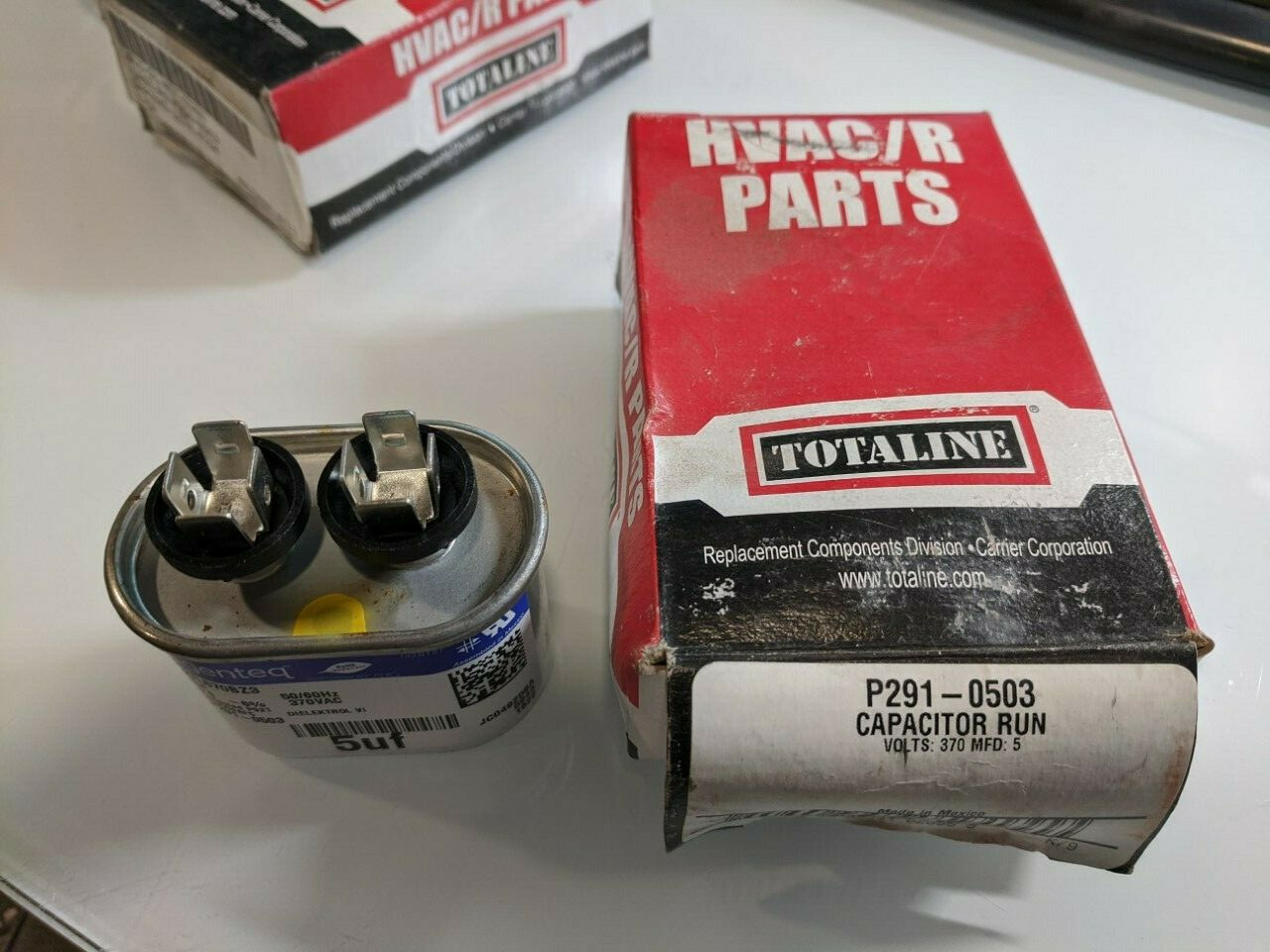 (10) TOTALINE HVAC CAPACITOR P291-0503 5910-01-407-0503 VOLT 370 50/60Hz GENTEQ