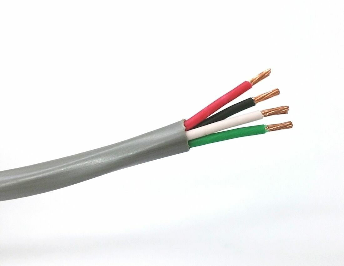 25ft West Penn Wire 244 – 4 Conductor 18 Gauge Unshielded CMR Installation Cable