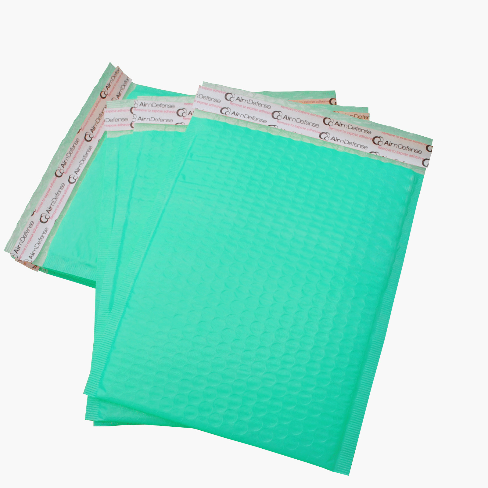 AirnDefense 100 #5 10.5X16″ Green Poly Bubble Mailers Shipping Padded Envelope