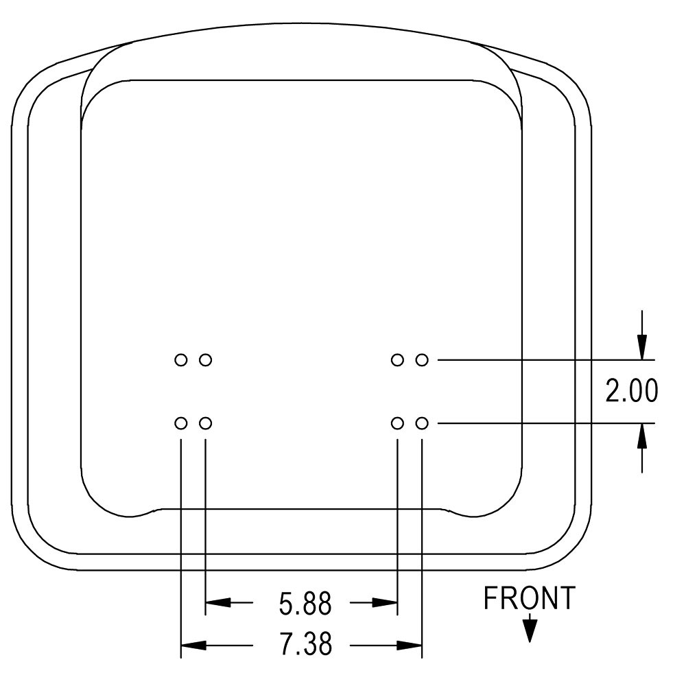 Bucket Seat Fits Kubota Compact Tractor BX1850 BX2350 BX24 BX25