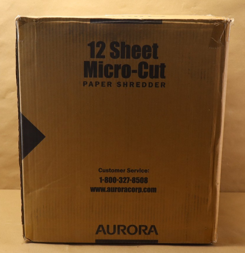 Aurora GB 12-Sheet Micro-Cut, Auto-Reverse, 60 Minutes Duty Cycle