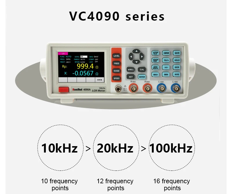 Digital LCR Meter Capacitance Resistance Impedance Inductance Measure Instrument