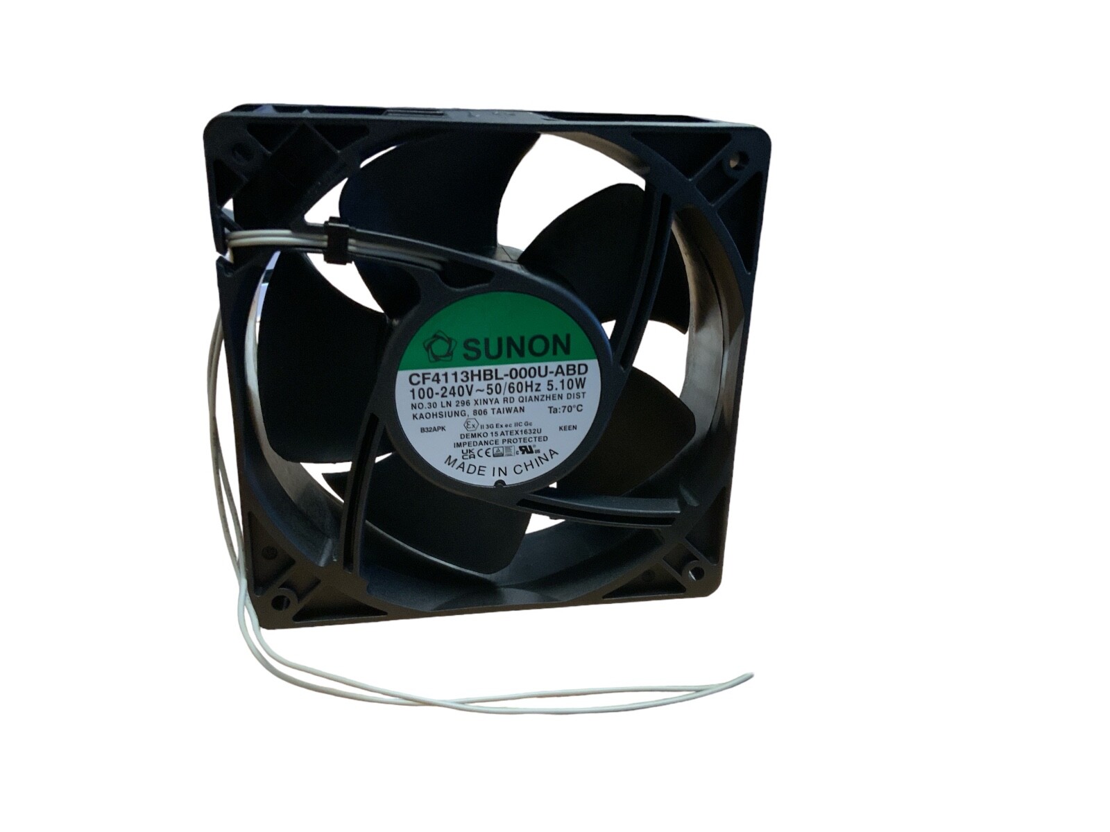 Cooling fan CF4113HBL-000U-ABD 100-240V 100V 5.10W
