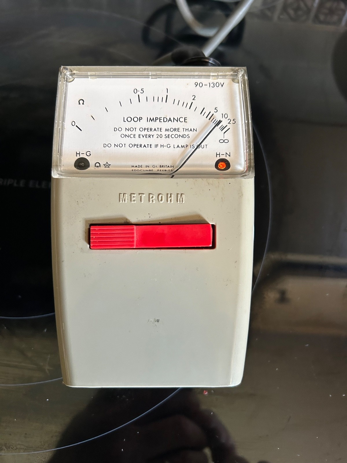 Daniel Woodhead GLIT Ground Loop Impedance Tester with case, power cord and lead