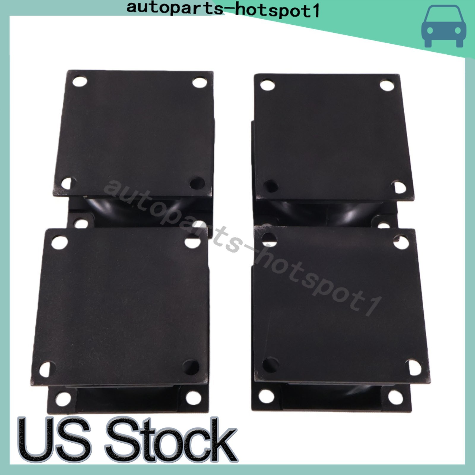 4X Vibratory Plate Compactor Rubber Isolator Shock Mount Fits Stanley Hydraulic