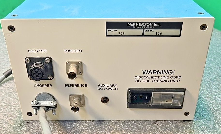 Vacuum Chopper Controller McPherson 793 Optical Light Beam Laser Photo Shutter