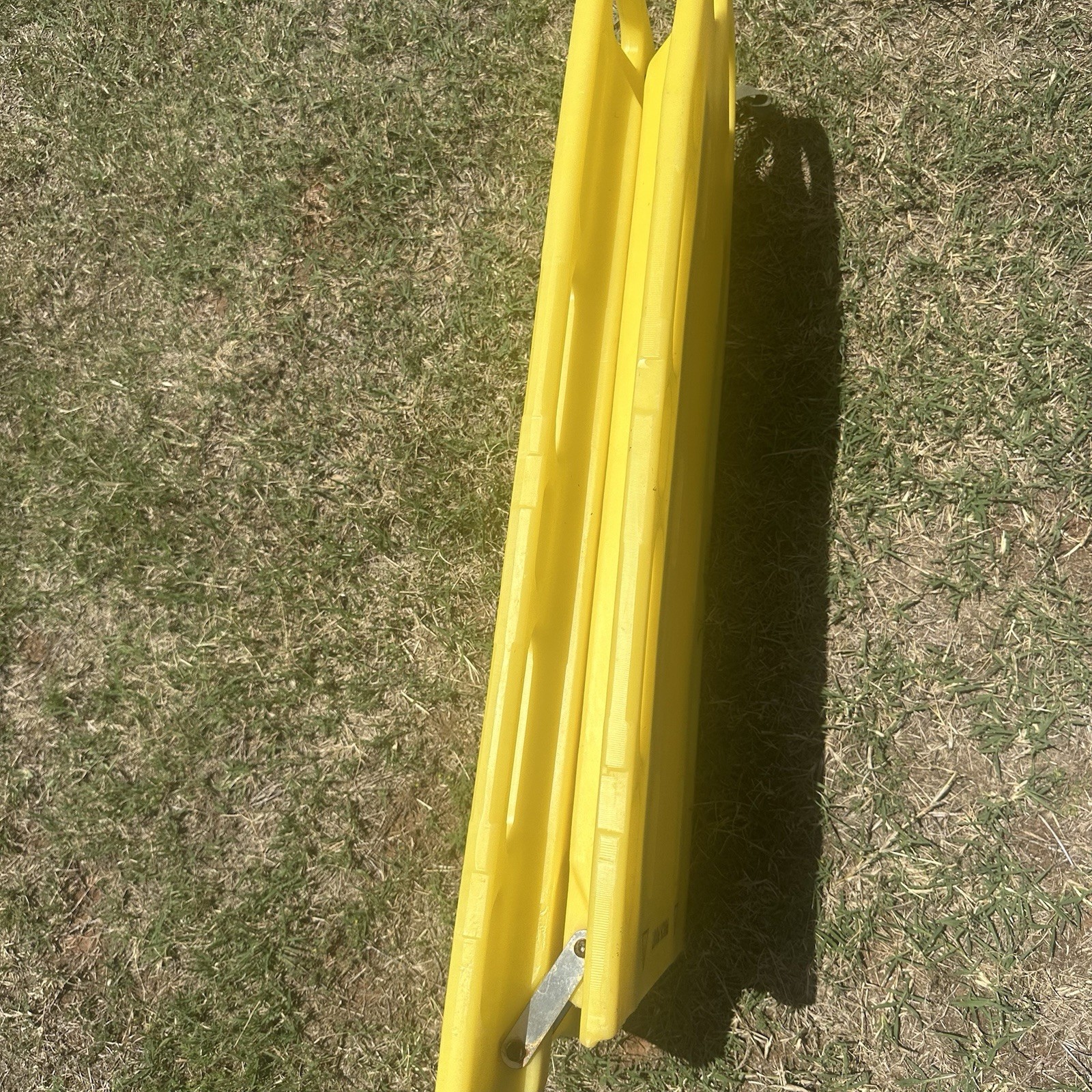 Iron Duck Ultra Space Save Folding Spinal Immobilization Backboard Yellow 72”