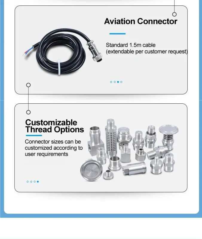 Smart Digital Pressure Transmitter 4-20mA RS485 Gauge Sensor G1/2 Stainles Steel