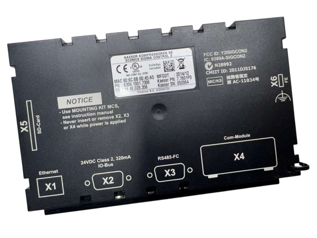 Kaeser Kompressoren SC2MCS Sigma Control 2, 7.7601P0, 6309.1001.7306