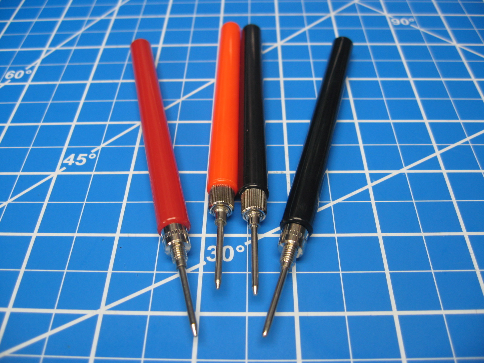 Philmore Test Probes – Model 912J&913J – Solderable/Solderless 1 Pair Red/Black
