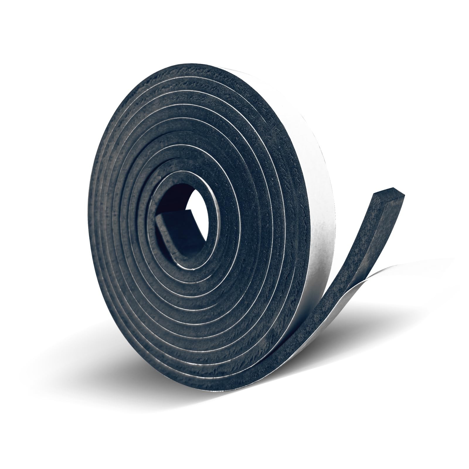 Closed Cell Foam Weather Stripping Tape 1/2 in x 1/4 in x 16.5 ft Black
