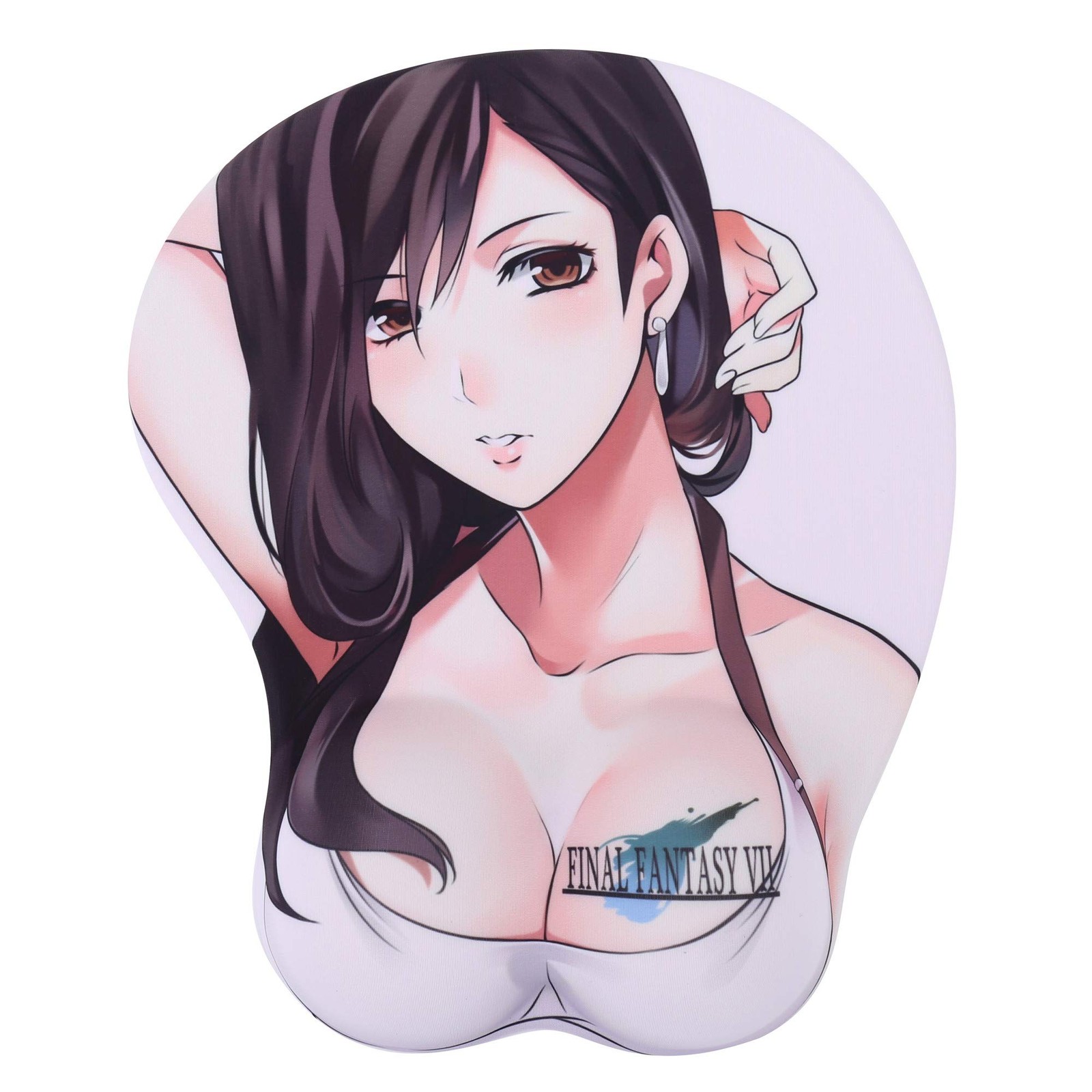 Boo Ace Anime Mouse Pads Boob Oppai Gaming 3D 10.2 x 8.7 x 1.2 Inches, Tifa 4
