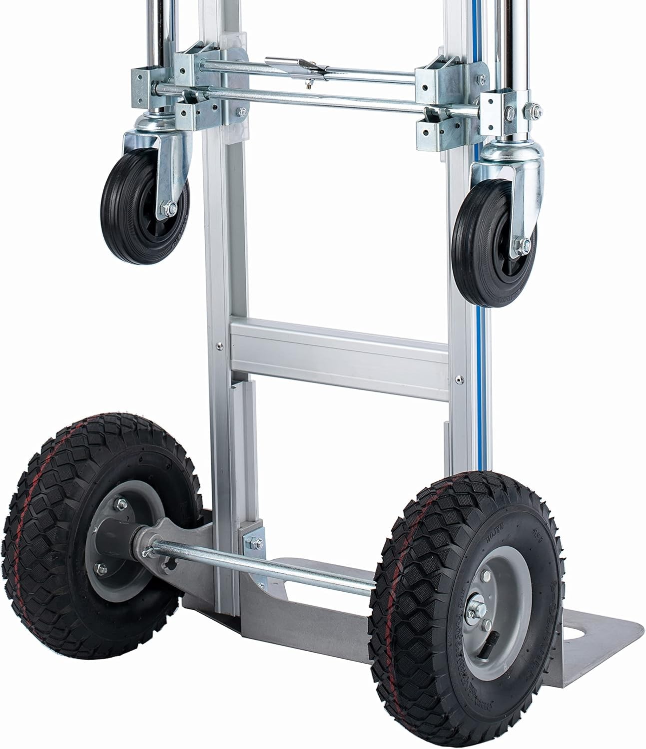 Aluminum Convertible Hand Truck 4-in-1000 Lbs Heavy Duty Stair Climbing Cart