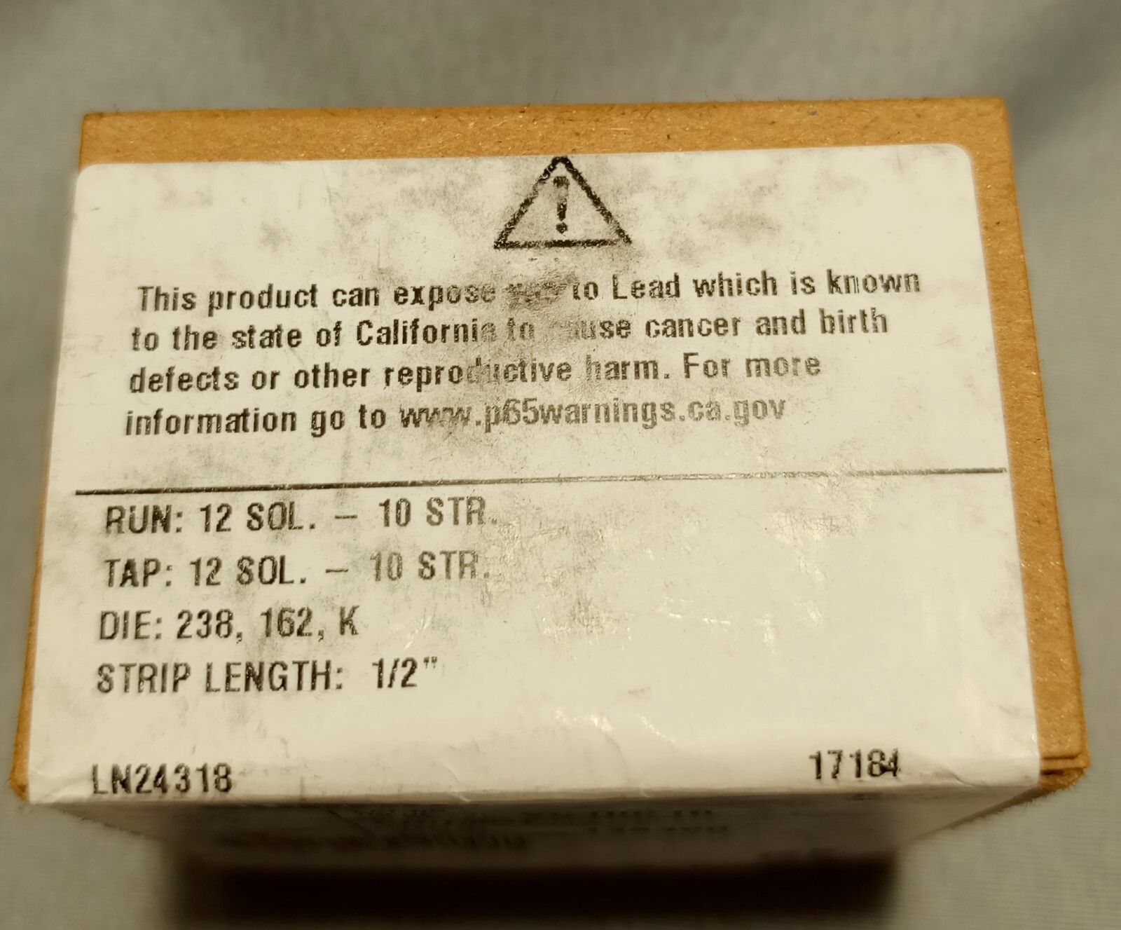 Box Of 100 BURNDY YC 10C 10 Crimpit