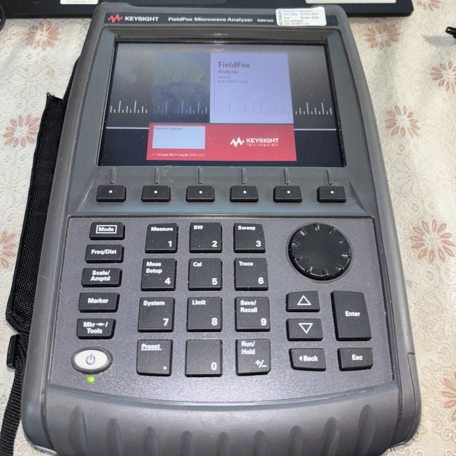 Keysight N9916A FieldFox 14GHz Handheld Microwave Analyzer（With Calibrated）