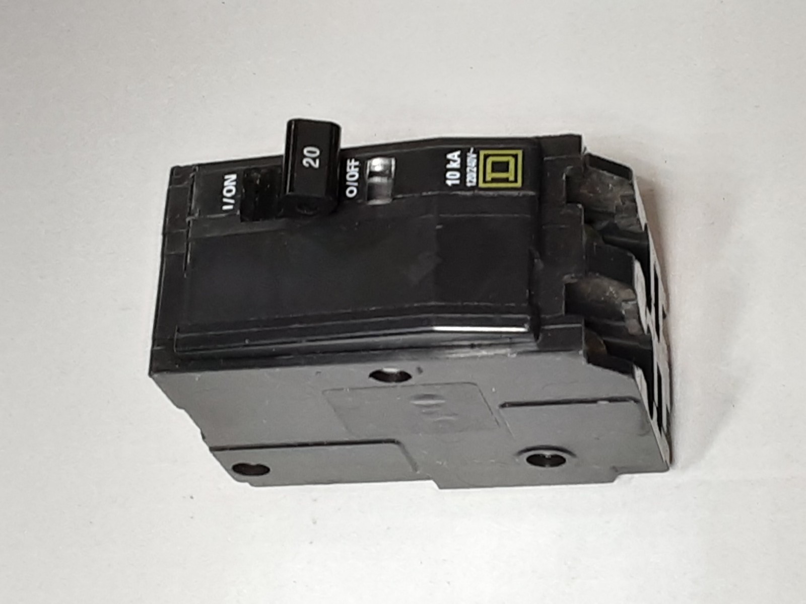 Square D QO210 20amp 2-Pole Plug-In Mini Circuit Breaker 120/240V Trip